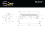 SS6 Stage Series 6" Light Bar (amber - one)